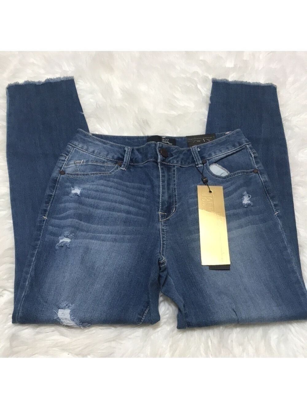 NWT 1822 Denim High Rise Mom Ankle Jeans Sz 26 - Picture 12 of 12
